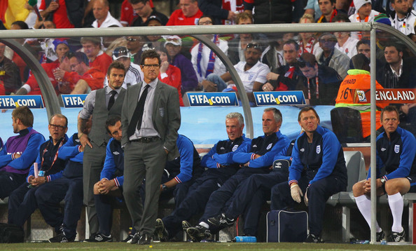Fabio+Capello+David+Beckham+Germany+v+England